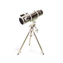 Sky Watcher 200P Newtonian 10” reflector telescope, NEQ3 tripod with counter weights, equa...