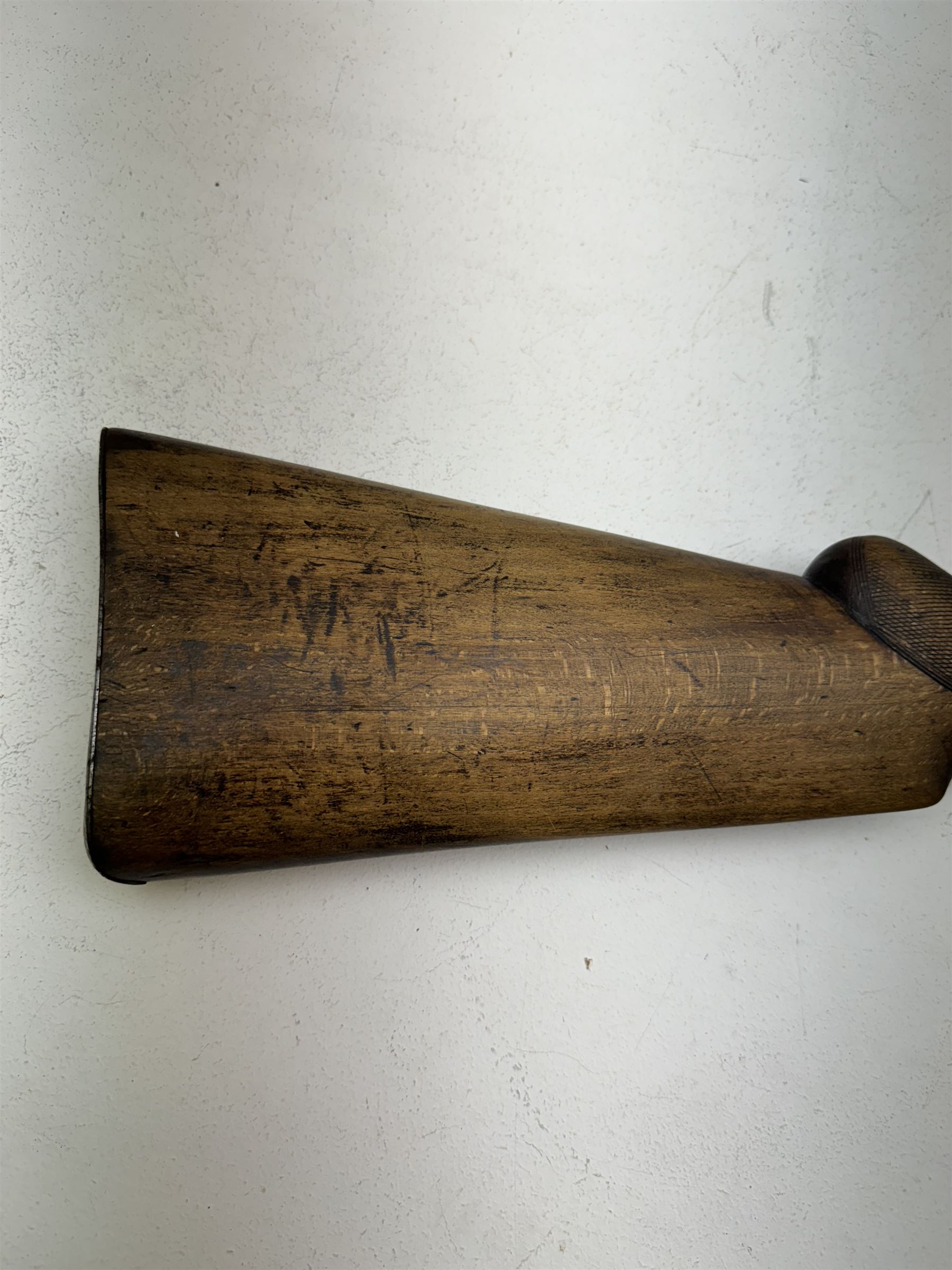 SHOTGUN CERTIFICATE REQUIRED - Belgian folding double barrel hammer shotgun with 76cm(30