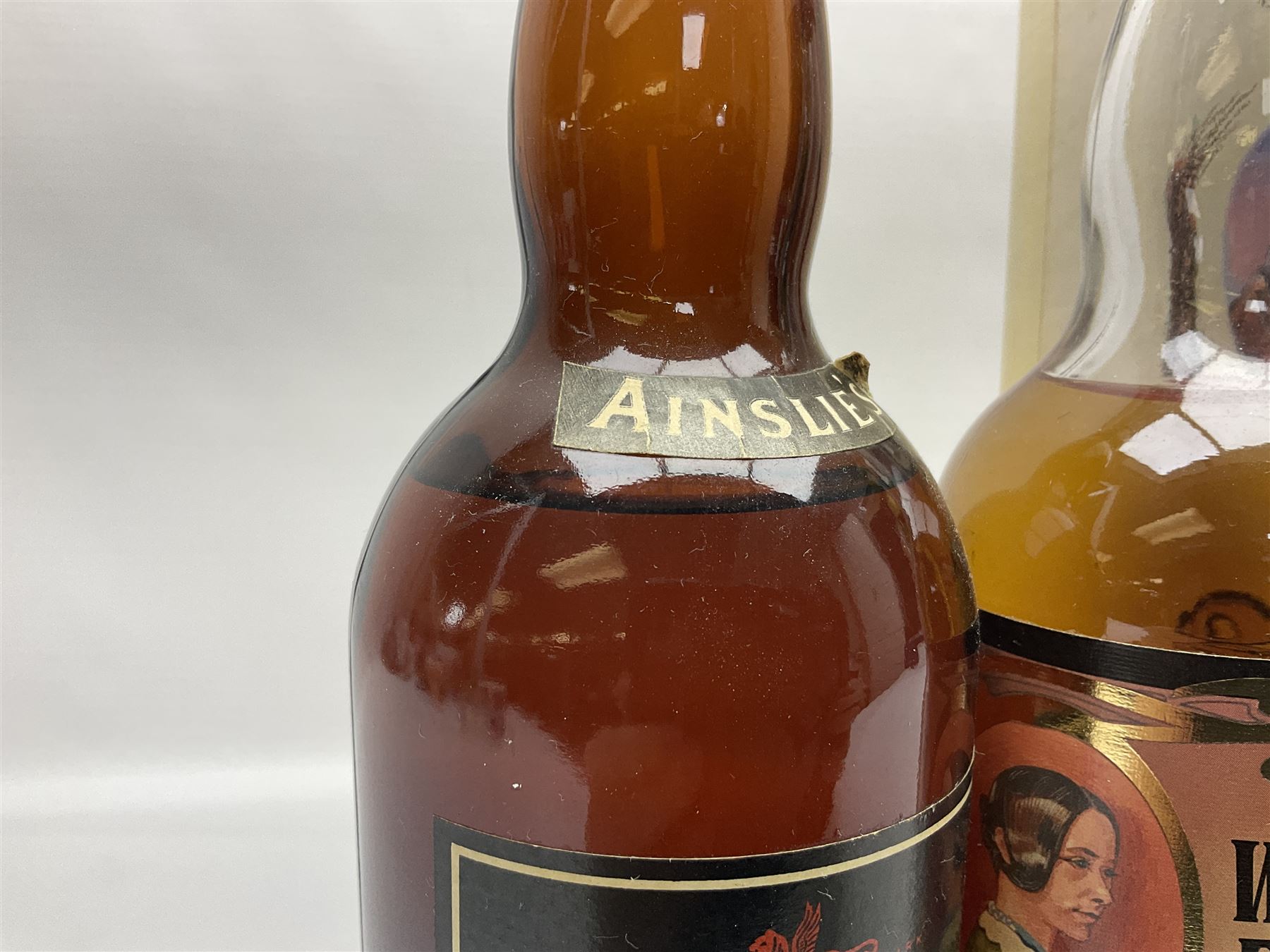 Nine Highland Malt Scotch Whiskys, including Royal Culross, Dalvegan, Angus Dundee etc, together with Amrut Indian Single Malt Whisky, verios contents and proof (10)