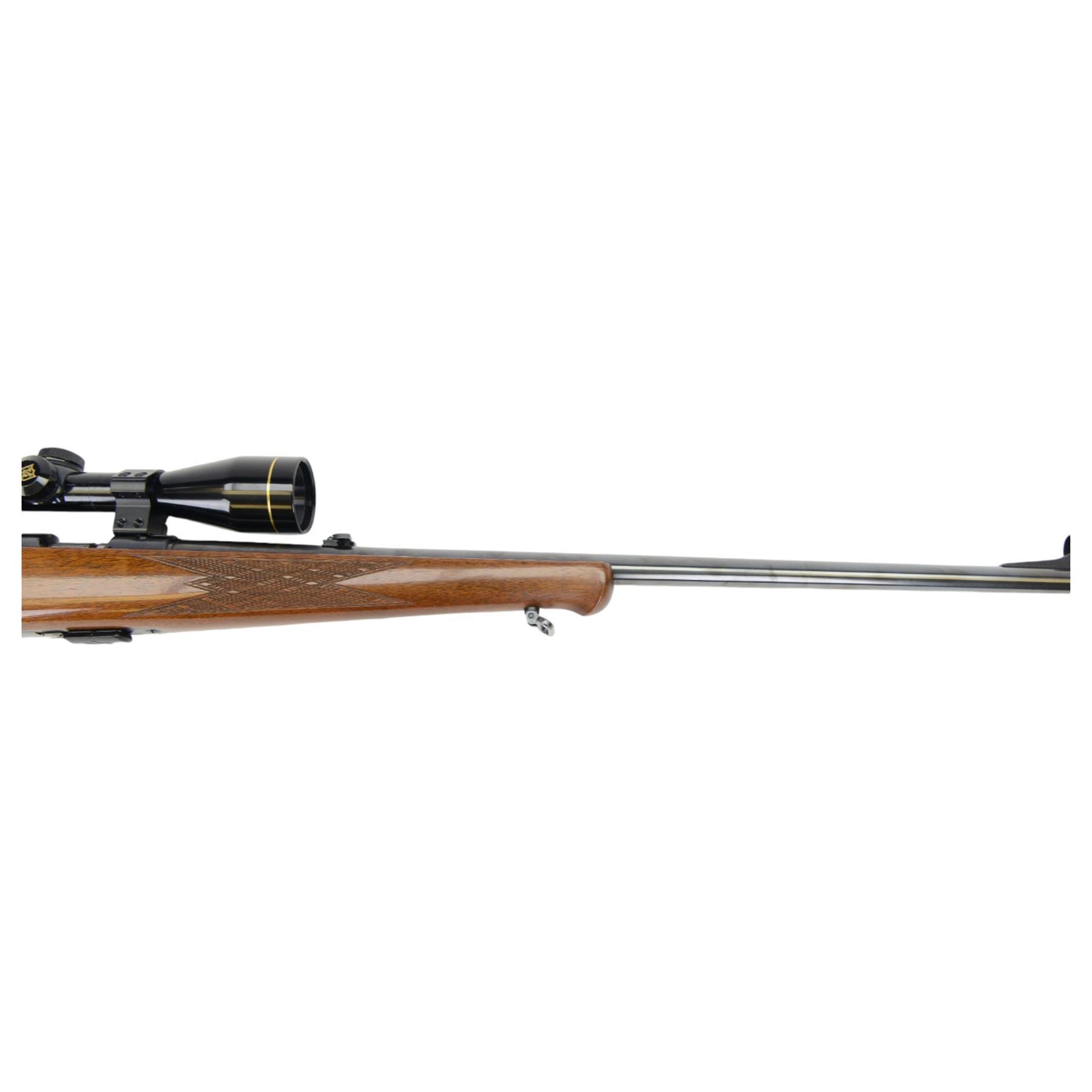 SECTION 1 FIREARMS CERTIFICATE REQUIRED - Anschutz .22lr 1422 bolt action rifle, with 58cm smooth barrel, chequered pistol grip stock, fitted with Nikko Stirling Silver Crown 4 x 40 scope, overall L110cm, serial no.12567625