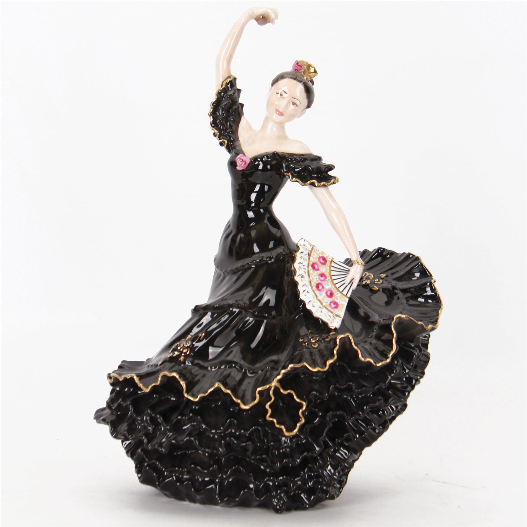 Coalport figure Flamenco, limited edition figure, sculpted by David Lyttleton, no. 8358/9,500