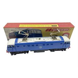 Hornby Dublo - 2-rail Class AL-1 Electric pantograph locomotive in BR blue; in Tony Cooper...