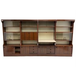 Greaves & Thomas - four-sectional combination wall unit