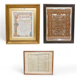 G Spawton Callow (British 19th Century); hand-written Golden Wedding Anniversary manuscrip...