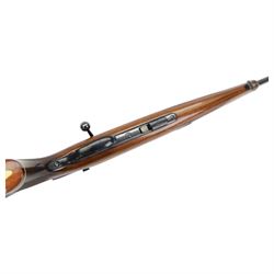 SECTION 1 FIREARMS CERTIFICATE REQUIRED - Anschutz .22lr 1422 bolt action rifle, with 58cm smooth barrel, chequered pistol grip stock, fitted with Nikko Stirling Silver Crown 4 x 40 scope, overall L110cm, serial no.12567625