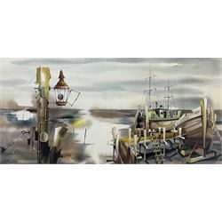 Robert W Inches Robertson (British 20th century): ‘Solway Sound’, watercolour and gouache ...