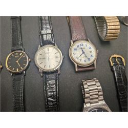 Collection of wristwatches including Raymond Weil 7009, Everite Seiko automatic, Kolber, Seiko quartz etc