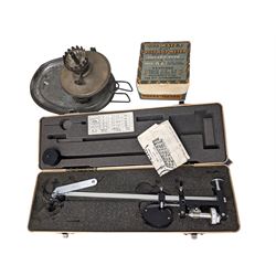 Wates 3 in 1 Volt Amp Meter, boxed, Hope planimeter, and a gimbal oil wall lantern