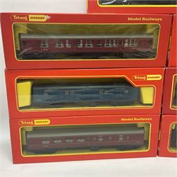 Various makers ‘00’ gauge - twenty three passenger coaches to include buffet cars, sleeping cars, utility van, Pullman coaches etc; mostly Hornby/Tri-Ang boxed (23) 