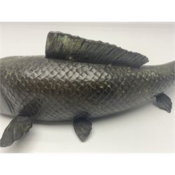 Bronze koi carp, L29cm