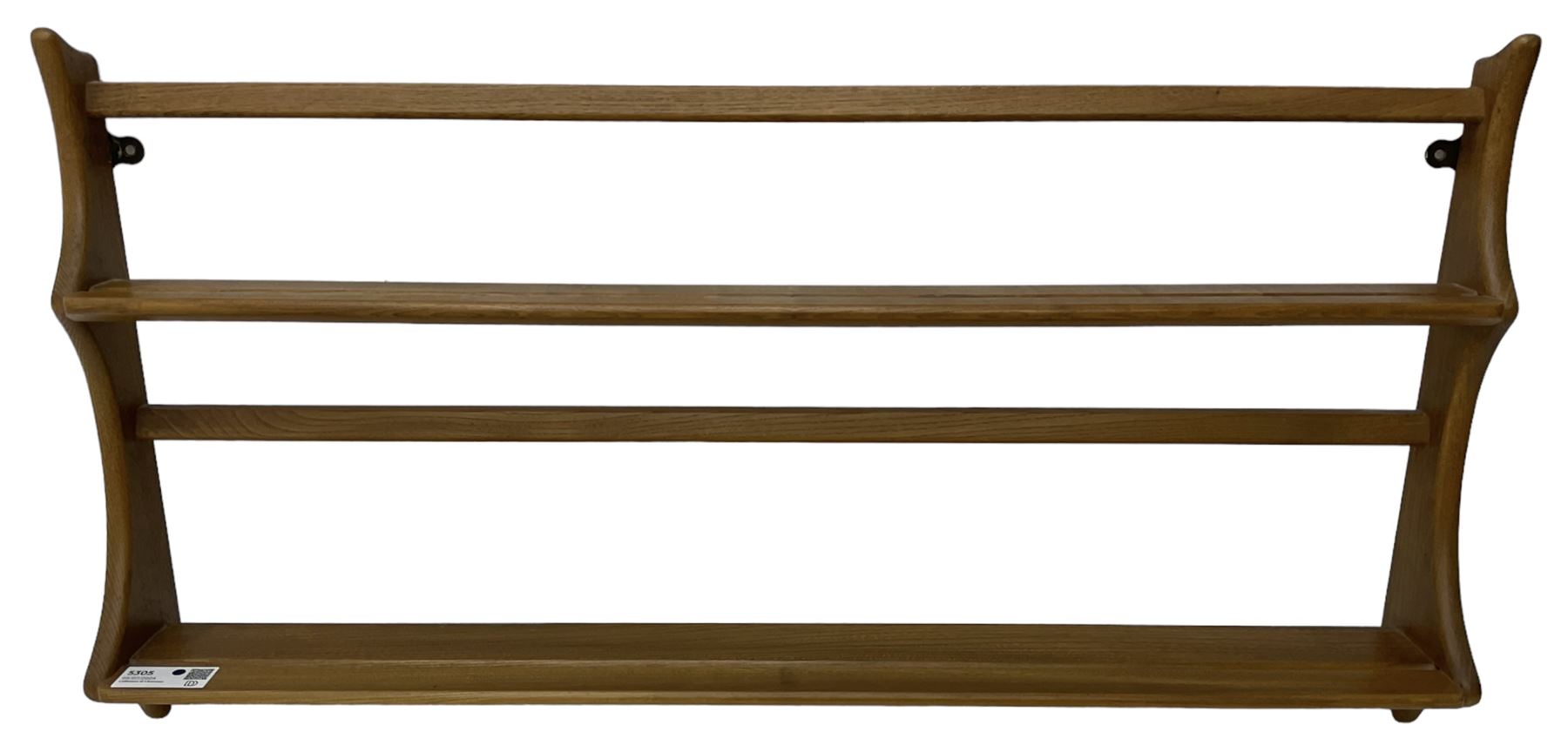 Ercol - small elm plate rack