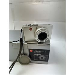 Leica D-Lux 2 compact digital cameral, with OC Vario-Elmarit 1:2.8-4.9/6.3-25.2 ASPH lens, serial no. 3052066, in original packaging, with software CD rom, charger and instruction booklet 