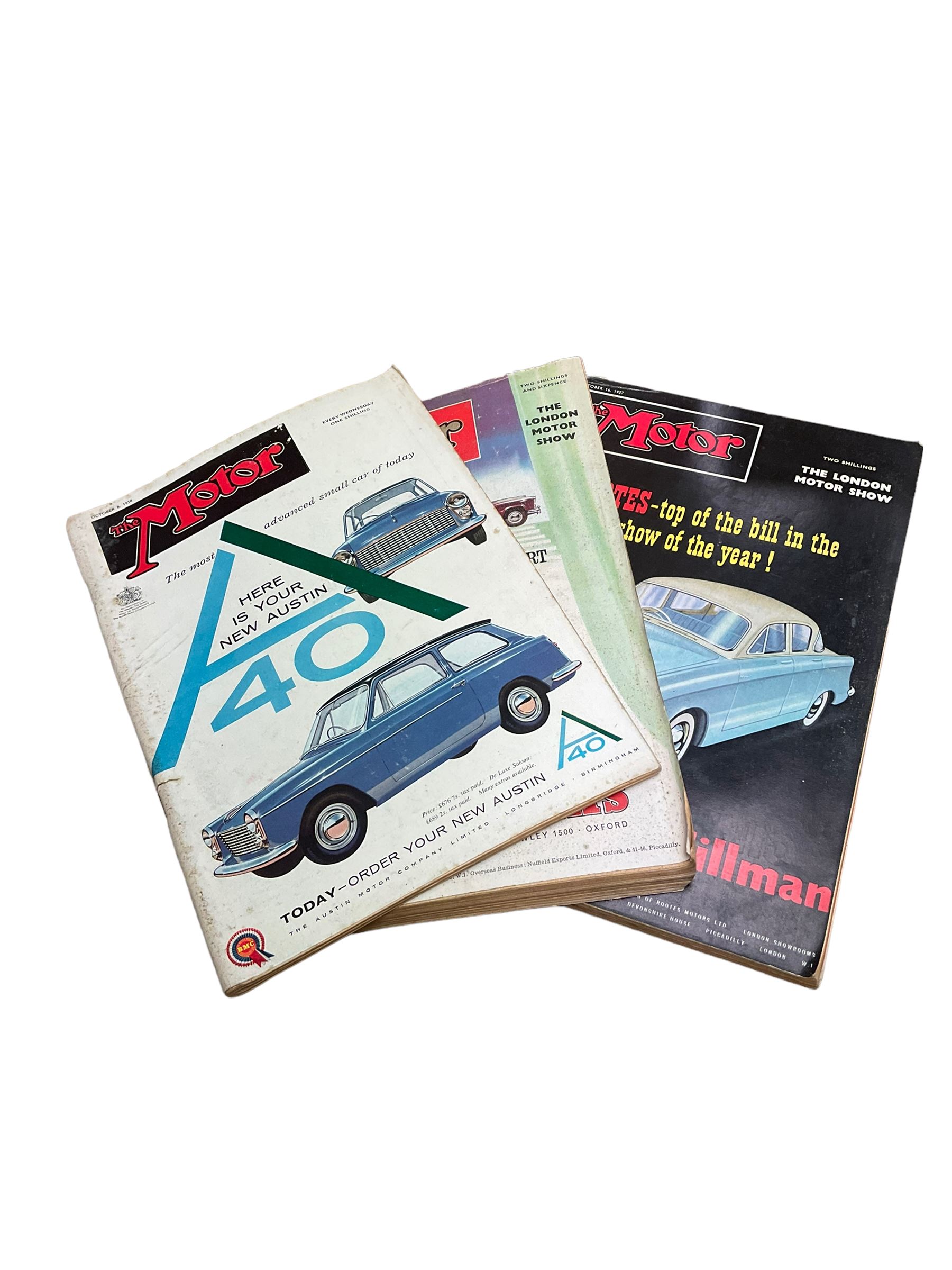 Large collection of The Motor Magazine, in five boxes 