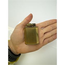 Novelty KKW camera lighter, together with a collection of other lighters, including McMurdo lighter, Benlow Golmet table lighter, Ronson examples, etc