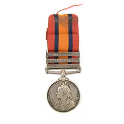 Victoria South Africa medal, with Cape Colony, Orange Free State and Transvaal clasps, awa...