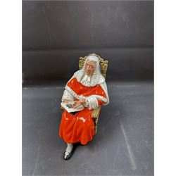 Two Royal Doulton figures, comprising Sir Winston Churchill HN3057 and The Judge HN2443