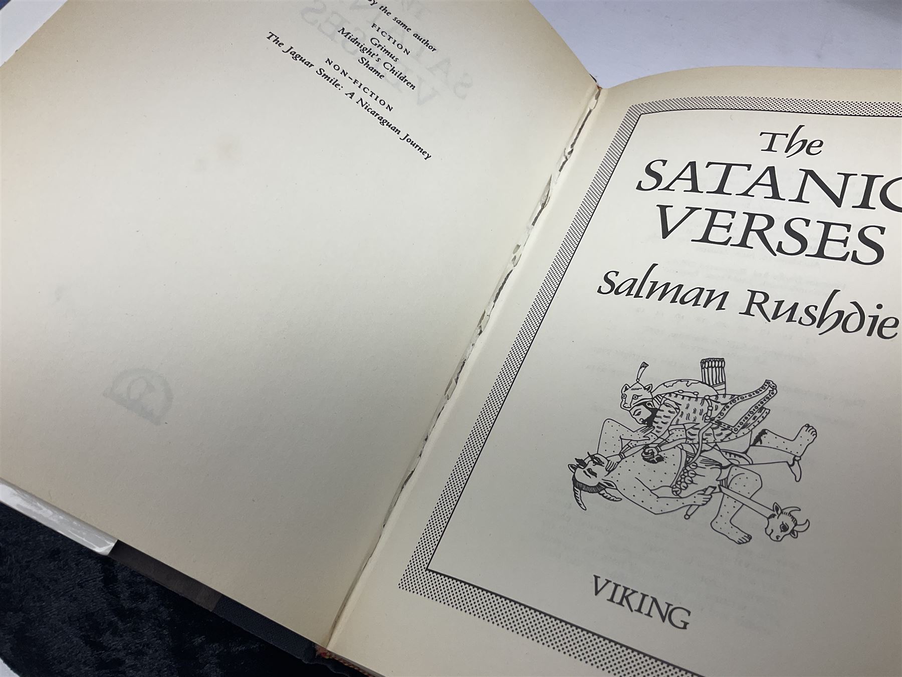 Salman Rushdie; The Satanic Verses, The penguin group 1989 