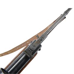 Weihrauch model HW35 air rifle Kal.5.5, with A.S.I De Luxe 4 x 32 scope, overall L121cm serial no. 989962