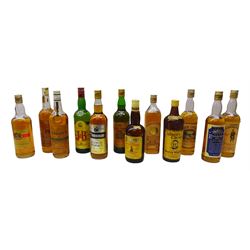 Twelve bottles of blended Scotch whisky, including Loch Leven, Flower of Scotland, Abbot's Choice etc, various contents and proofs (12)