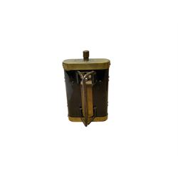 Ever Ready lamp, together with horse brasses, shell cases and other items, in two boxes 