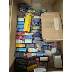 Collection of diecast vehicles, including Matchbox and Corgi examples, some boxed