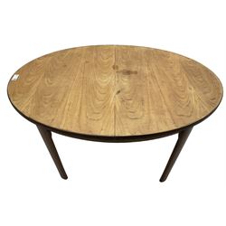 Mid-20th century teak extending dining table 