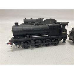 ‘00’ gauge - three kit built steam locomotive and tenders comprising LNER Class P1 2-8-2 no.2394 finished in black; Class 7F 0-8-0 no.49625 in BR black; Class O4 2-8-0 no.63800 in BR black (3) 