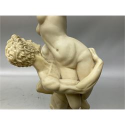 After Giambologna, composition group 'The Rape of the Sabine Women' H68cm