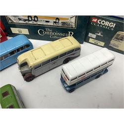 Corgi - twenty-three modern die-cast models of buses and coaches to include 35301, 35303, 35305 and 91916; mostly loose but nine boxed 