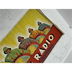 Pilot Radio 'The Standard of Excellence', large advertising flag, L132cm