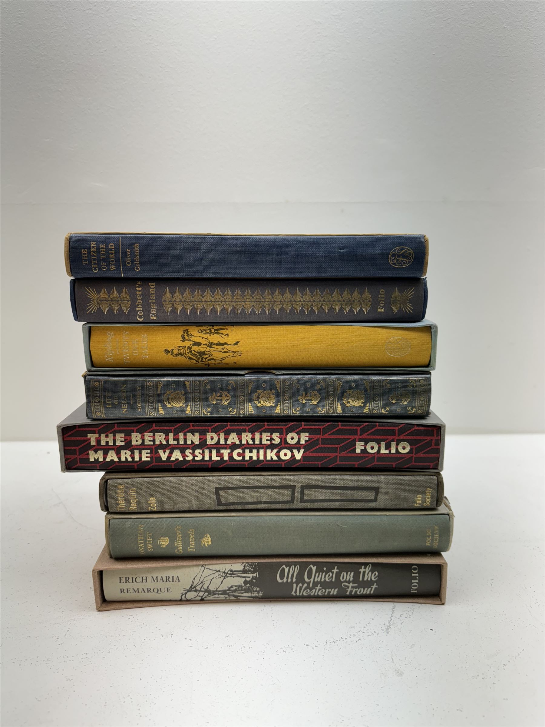 Folio Society; twenty six volumes, including The Betrothed, The First Colonist, Betjeman's Britain etc  