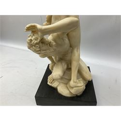 After Giambologna, composition group 'The Rape of the Sabine Women' H68cm