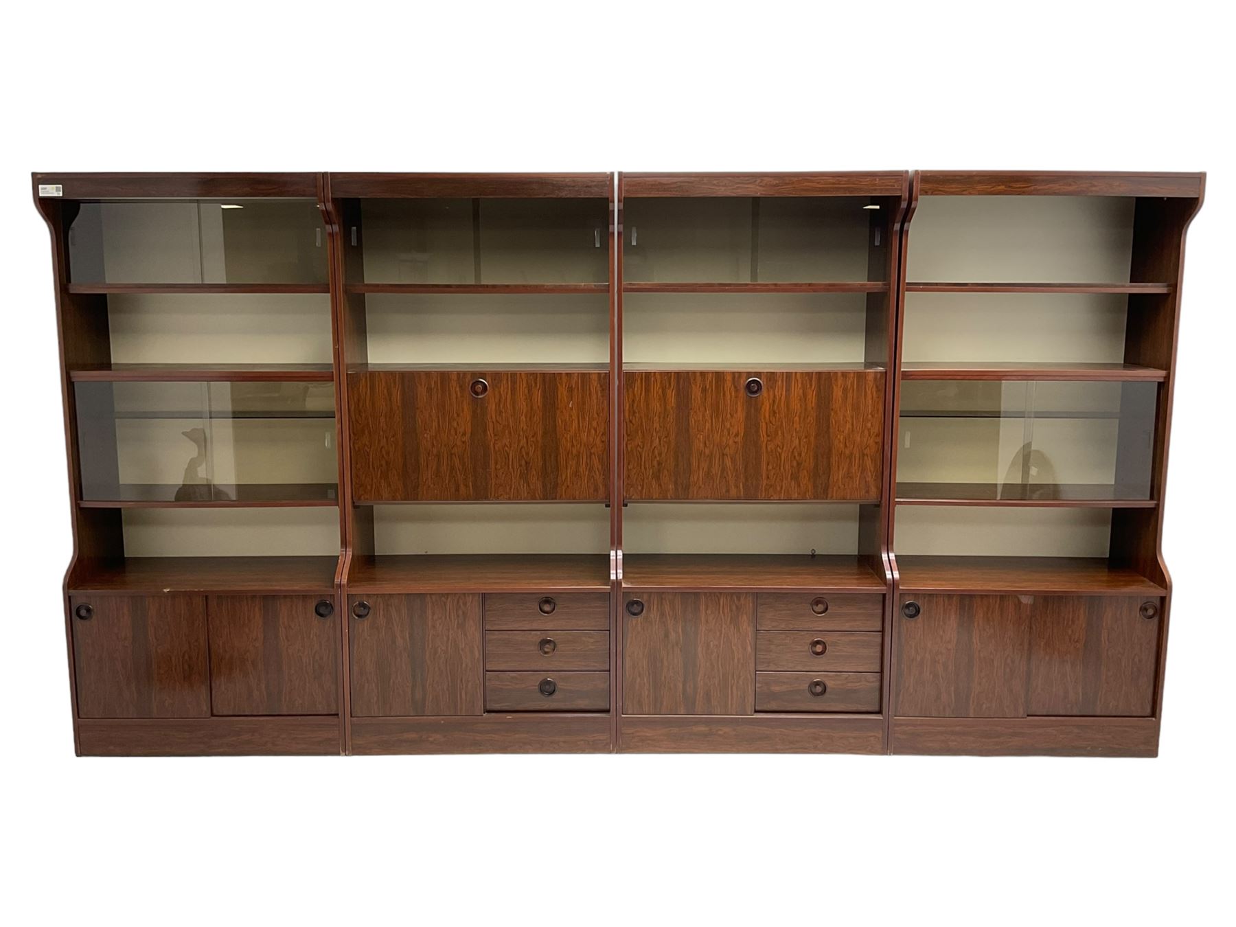 Greaves & Thomas - four-sectional combination wall unit