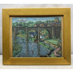 John Appleyard (British 1923-2016): Knaresborough, pastel unsigned 26cm x 32cm 
Provenance: Direct from the family of the artist