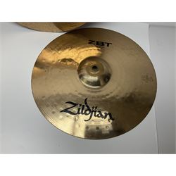 Five Zildjian cymbals - ZBT Ride D51cm (20