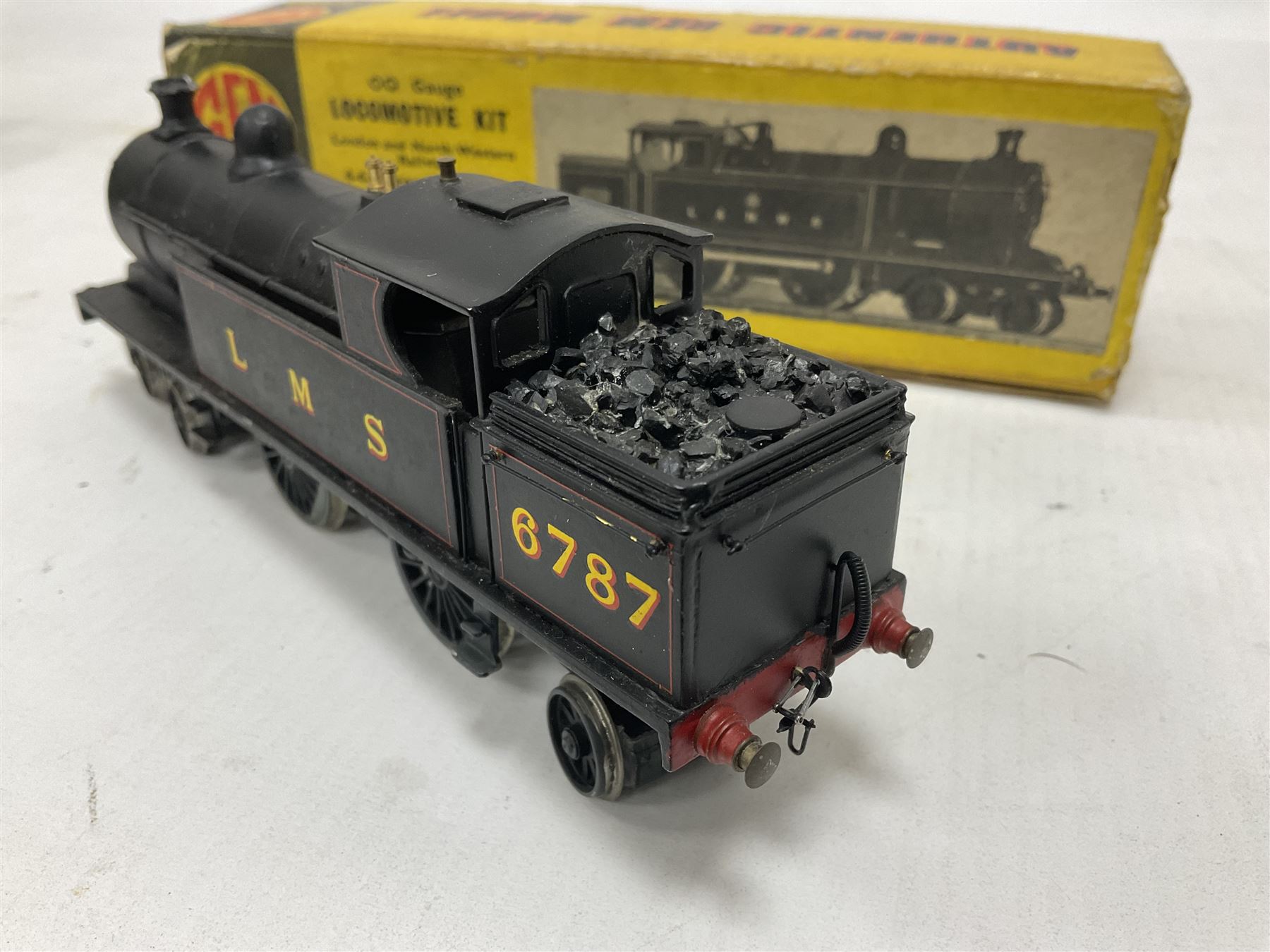 GEM ‘00’ gauge - kit built LNWR/LMS Precursor Tank 4-4-2T locomotive no.6787 finished in LMS black; with original box 