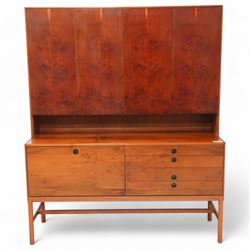 Philip Hussey for White and Newton Portsmouth - mid-20th century yew wood 'Arundel' highbo...