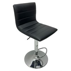 Contemporary adjustable bar stool