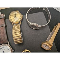 Collection of wristwatches including Raymond Weil 7009, Everite Seiko automatic, Kolber, Seiko quartz etc