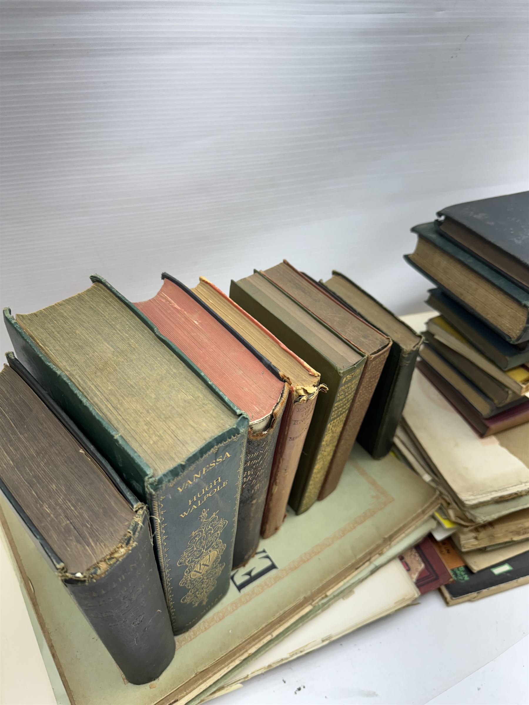 Collection of books, to include The Natural History of Selborne, The Constitution of the Wesleyan Methodist Church, Milton's Poems etc, together with sheet music 