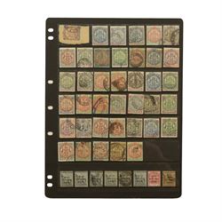 Rhodesia - 1892 and later, including various British South Africa Company values, BSAC overprints on Cape of Good Hope, Rhodesia overprints on BSAC, other overprints, Southern Rhodesia, Northern Rhodesia with various 1935 values etc, housed on pages in a ring binder folder