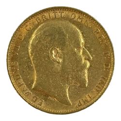 King Edward VII 1904 gold full sovereign coin