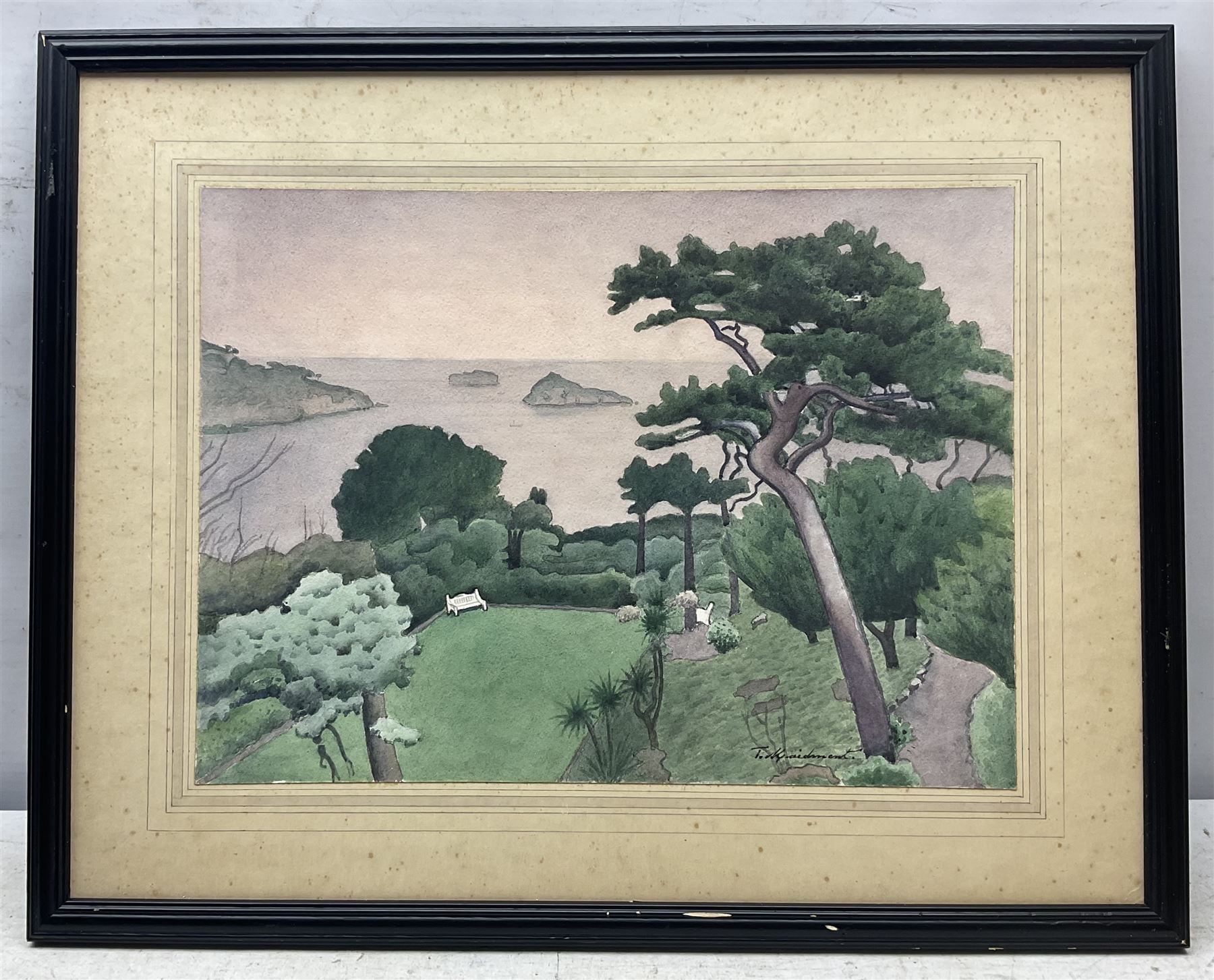 Thomas Maidment (British 1871-c1959): View of Torbay, watercolour signed 28cm x 38cm