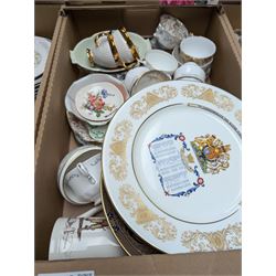 Royal Doulton York Town cup and saucer, Royal Stafford teawares, tang horse and a collection of ceramics and other collectables