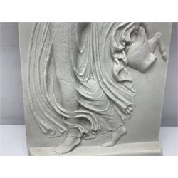 Composite BM replica neo classical  plaque, H43cm