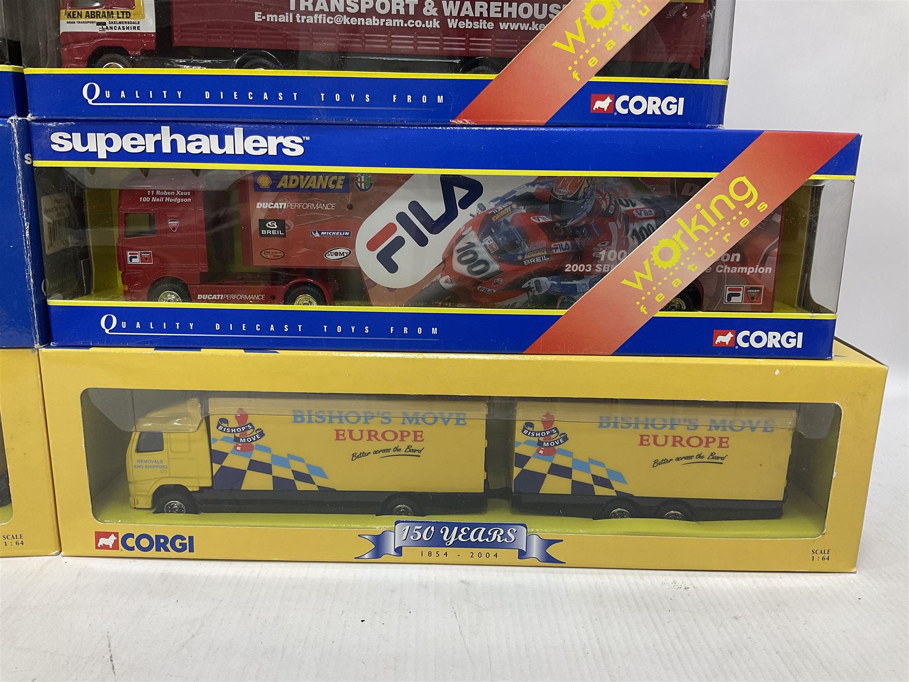 Corgi - fourteen 1:64 scale Superhaulers vehicles comprising TY86710, TY86711, two TY86712, TY86714, TY86716, TY86717, TY86718, two TY86804, TY86806, TY86902, TY87008 and TY87009 (14)