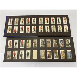 Four albums of cigarette cards, including Will's and Player's examples