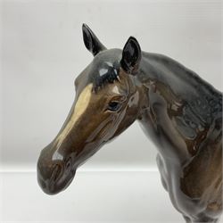 Beswick bay race horse no 1564, together with Royal Doulton bay horse