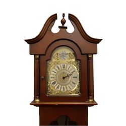 20th century weight driven grandmother clock 