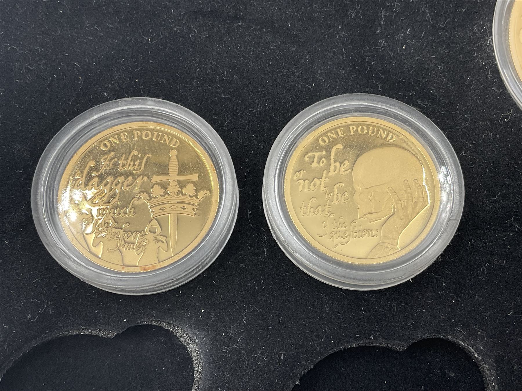 Queen Elizabeth II Bailiwick of Jersey 2014 'The William Shakespeare 450th Birthday Gold 6 Coin Set' comprising gold five pound coin and five gold one pound coins, cased with certificate